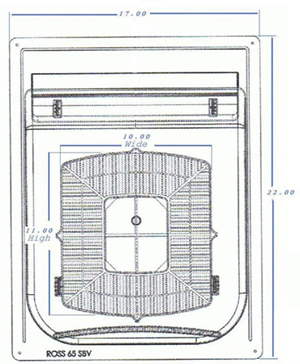 Ross 65 Slant Back Vent Diagram